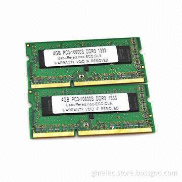 Lifetime Warranty DDR3 4GB 1,333MHz RAM Memory for Laptops, ETT Chips, Work with Motherboards, Stock